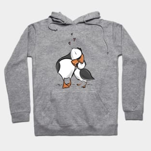 Puffin cuddles Hoodie